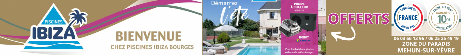 IBIZA PISCINES BOURGES 2025
